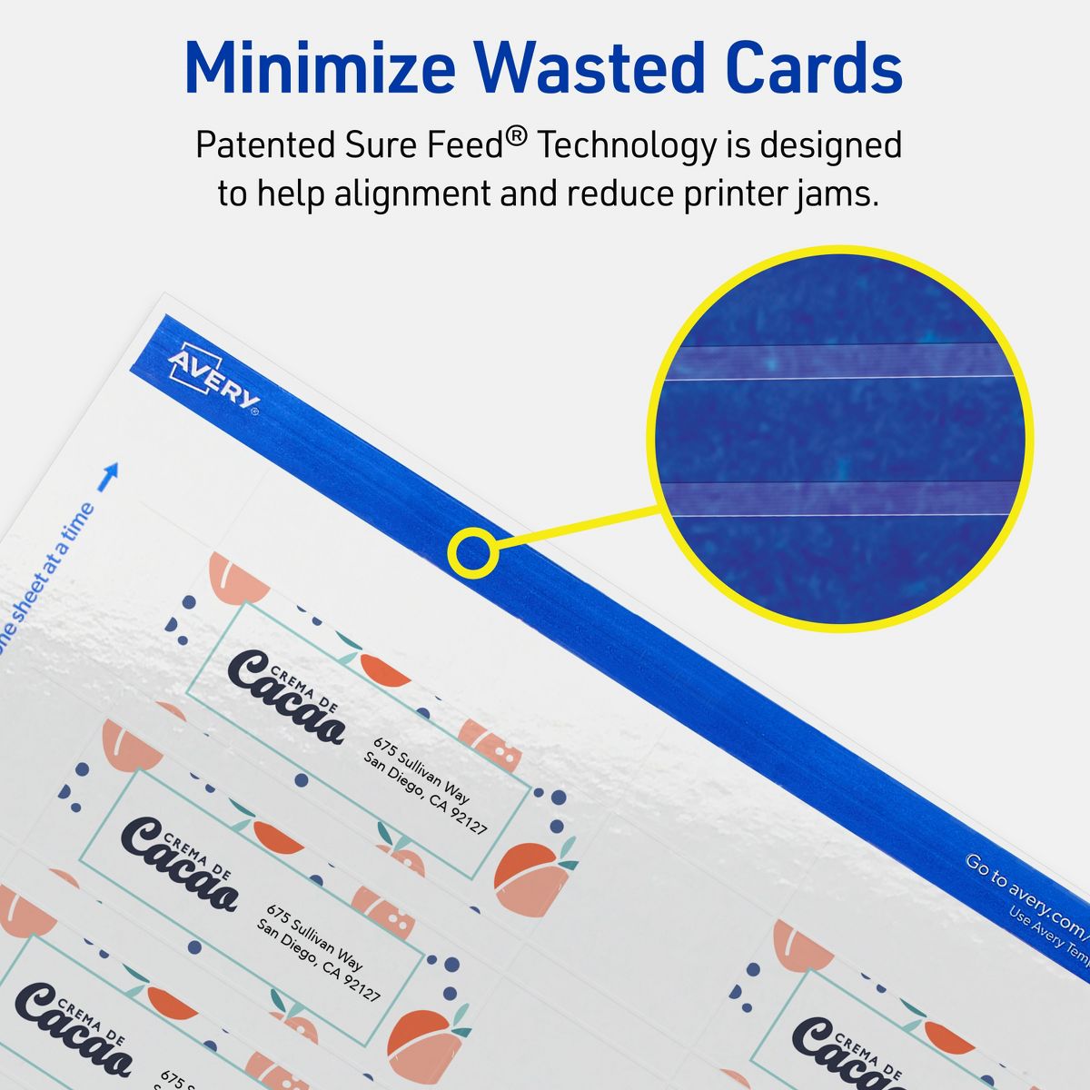 1" x 3" Rectangle, Glossy White Business Cards - thumbnail 4