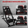 Leg Press Machine, Hack Squat Machine - Professional 2-in-1 Combo with Linear Bearing, 1500 LBS Capacity, Adjustable - 3 of 4