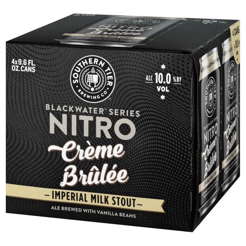 Southern Tier Black Water Nitro Creme Brulee Imperial Milk Stout- 4pk/9.6 fl oz Cans, 3 of 6