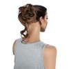 Unique Bargains Women's Nature Long Hair Wig Hair Clip 9.84inch Light Brown 1 Pc - 2 of 4