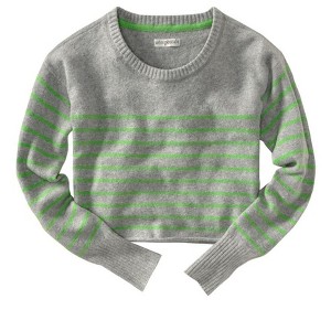 Aeropostale Womens Long Sleeve Opposite Stripe Knit Sweater - 1 of 1