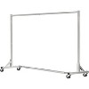 Simple Trending Industrial Grade Z-Base 70in extra long Clothes Garment Rack Chrome - 2 of 4