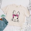 Simply Sage Market Women's Bunny With Bandana Short Sleeve Relaxed Fit Cropped Tee - 3 of 4