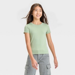 Girls' Short Sleeve Seamless T-Shirt - art class™ - 1 of 3
