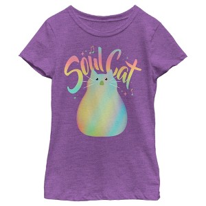 Girl's Soul Jazz Cat T-Shirt - 1 of 4