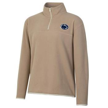 NCAA Penn State Nittany Lions Women's 1/4 Zip Sand Fleece Sweatshirt