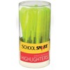 School Smart Pen Style Highlighters, Chisel Tip, Yellow, Pack of 20 - 2 of 4