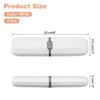 Unique Bargains Travel Outdoor Plastic Portable Toothbrush Holder 8 x 2.2 x 1.2 Inch 4 Pcs - 2 of 4