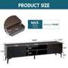 NicBex TV Stands for 65 inch TV,Mondern Entertainment Center with UV Bloom Drawer Panel,TV Console for Living Room, Bedroom, Home - 3 of 4