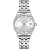 Caravelle designed by Bulova Classic Crystal Accented 3-Hand Date Quartz Watch and Bracelet Gift Set - 2 of 4