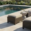 Covers&All Cabo 29.5 in W Rectangular Ottoman, Jacobean Wicker w / 5 in Sunbrella Cushion - 2 of 4