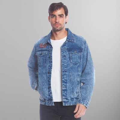 Members Only Mens Looney Tunes Bugs Bunny Denim Jacket