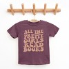The Juniper Shop Pretty Girls Read Books Youth Short Sleeve Tee - 2 of 4