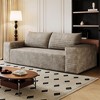 MAYEERTY 71" 3-Seater Sofa Camel - 71" 3-Seat, Corduroy, Deep Seat, No Assembly, for Living Room - 2 of 4