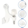 Unique Bargains Zinc Alloy Durable Adjustable Rubber Bumper Tips Door Stop - 4 of 4
