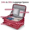YONWAY 3 Piece Luggage Set, 100% PC Hardside Lightweight Expandable Travel Laggage, with TSA Lock & Spinner Wheels - 2 of 4