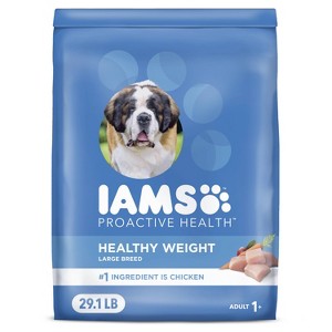 IAMS Proactive Healthy Weight Control Chicken Adult Large Breed Dry Dog Food - 29.1lbs - 1 of 4