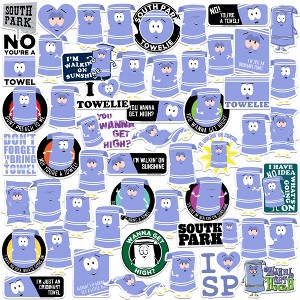 South Park Towelie 100ct Vinyl Large Deluxe Stickers Variety Pack - 1 of 4