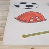 All-Star Non-Slip Kids Playroom Nursery Washable Indoor Area Rug by Blue Nile Mills - 3 of 4