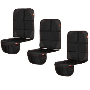 Diono Ultra Mat 3-Pack, Back Seat Upholstery Protection from Child Car Seats and Pets, Black - 1 of 4