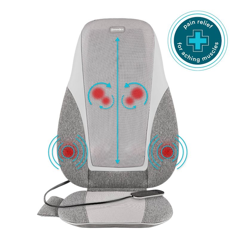 HoMedics Shiatsu Kneading and Vibration Electric Massage Cushion with Heat, 1 of 8