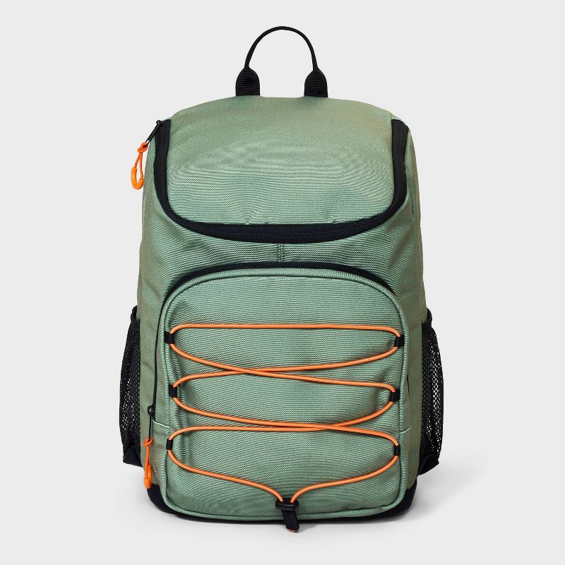 Boys&#39; Backpack with Bungee Cord and Flap Closure - art class&#8482; Green, 1 of 6