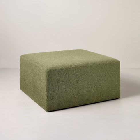 Moss green deals ottoman