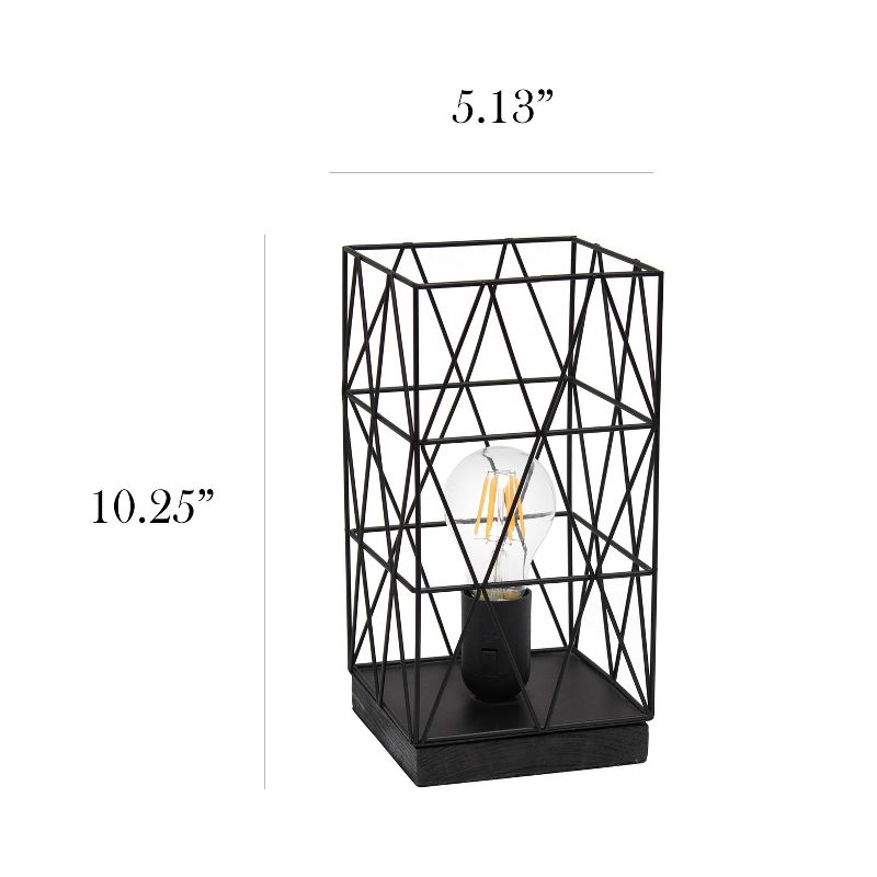 Metal Geometric Square Table Lamp - Simple Designs, 3 of 11