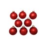 Northlight Shiny Glass Christmas Ball Ornaments - 3.25" (80mm) - Red - 8ct - 3 of 4