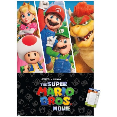 Trends International The Super Mario Bros. Movie - Group Unframed Wall ...