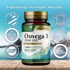 Omega 3 Fish Oil Softgels Extra Strength 2400mg EPA & DHA Heart & Brain Health - 60 Softgels;120 Softgels - 4 of 4