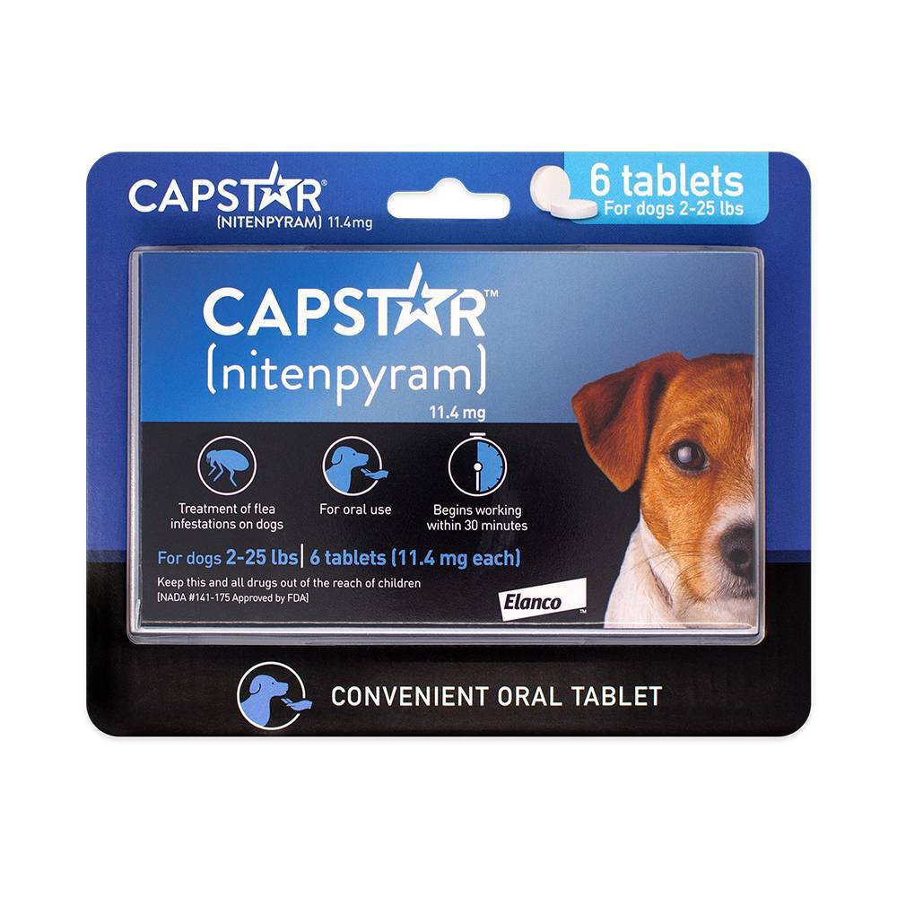 UPC 716688041524 product image for Capstar (Nitenpyram) for Dogs - 2-25lbs | upcitemdb.com