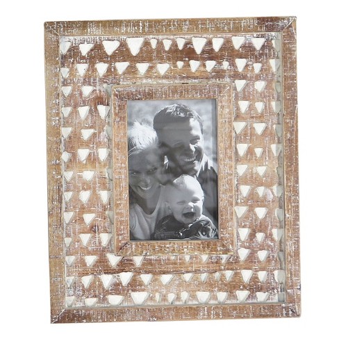 Rustic Live Edge 4 X 6 Inch Decorative Wood Picture Frame - Foreside Home &  Garden : Target