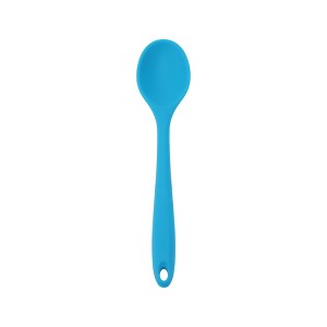 Unique Bargains Spoon Hand Wash Only Small Mixing Spoon Silicone 8.1" 1 Pc - 1 of 4