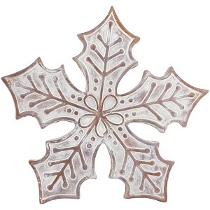 Northlight 7.25" White Snowflake Christmas Tabletop Decoration - 1 of 4