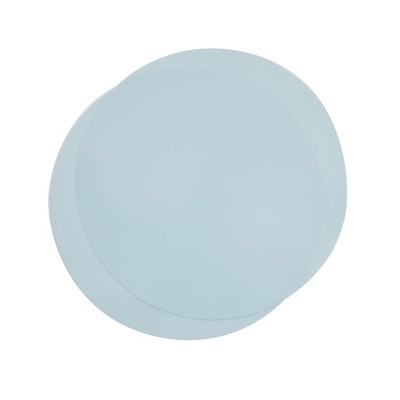 Juvale 2 Pack Silicone Microwave Mats, Light Blue Kitchen Pot Holders, 11.75 In Round Trivets