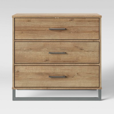 target mixed material nightstand