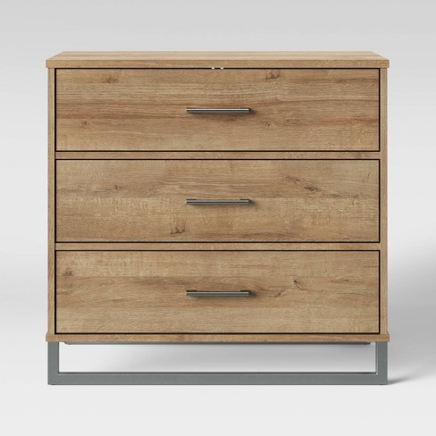 3 drawer oak dresser