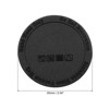 Unique Bargains Rubber Silicone Black Coasters - 2 of 4