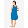 Dreams & Co. Plus Size Sleeveless Terry Lounger - 3 of 4