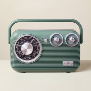 Retro Portable AM/FM Bluetooth Radio - Hearth & Hand™ with Magnolia - 1 of 4