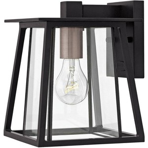Hinkley Walker 9 1/2" High Black Outdoor Wall Light - 1 of 2