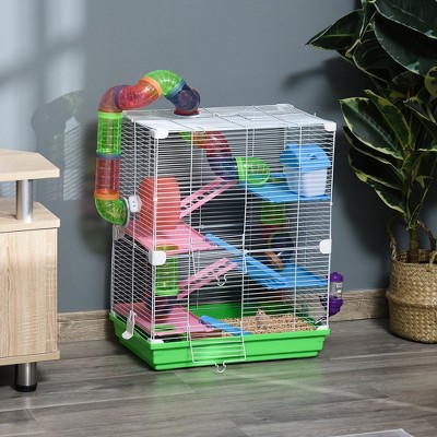 LOVMOR 18" 5 Tier Hamster Cage with Tubes and Tunnels
