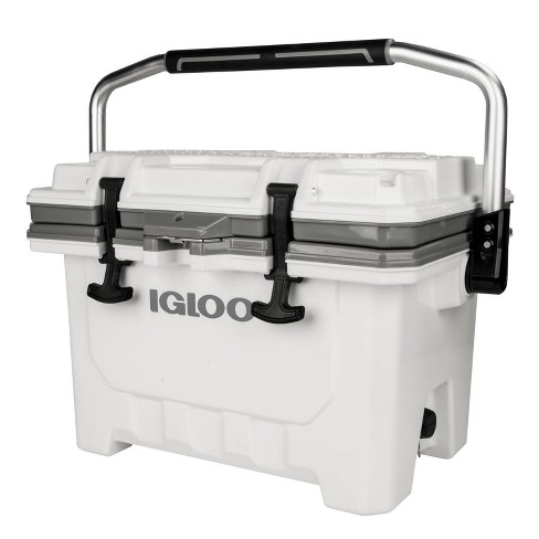 Igloo Max Voyager 28 Quart Tote Soft Sided Cooler, Gray 