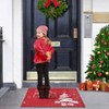 Nasitip Christmas Christmas Tree and Snowflake Door Mat for Home Decoration Christmas Printed Rug Floor Mats Non-Slip Doormat - 4 of 4
