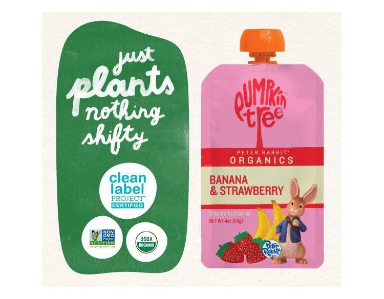 Peter Rabbit Organics Banana &#38; Strawberry - 4oz, 6 of 7