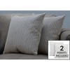 PAGED Square Bed Pillows Throw Pillows, 18" Couch Pillows with Soft Insert, Decorative Accent Pillows for Bed, Sofa - 4 of 4