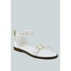 Rosemary Buckle Strap Flat Sandals - 2 of 4