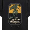 The Lord of the Rings The Green Dragon Inn Pub Sign Adult Black Short Sleeve Tee - 2 of 3