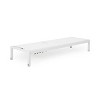 Kumasinova 1PCS Premium Aluminium Patio Chaise Lounge for Outdoor&Indoor Use,Recliner Chaise Lounge Chair for Poolside,Garden&Backyard,White - 2 of 4
